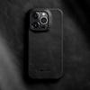 Melkco 100% Oil Wax Genuine Leather Case for iPhone 14 15 16 Pro Max Plus Premium Luxury Cases Business Pull-up Cow Phone Cover