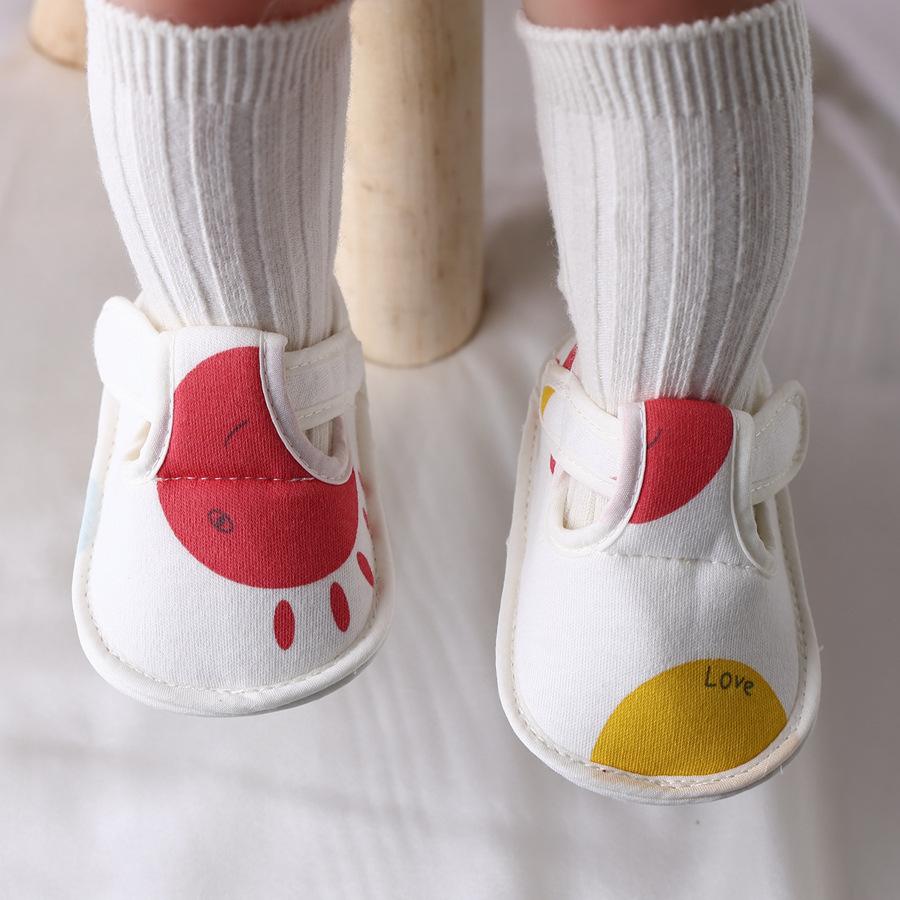 Newborn 2024Spring New Soft Sole Baby Shoes Prewalker Flat Soles Baby Cloth Shoes Fashionable Cute Single Shoes Flats Kids Shoes