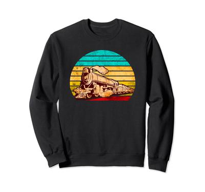 Funny Railway Steam Locomotive SL Funny Vintage Retro Iron Otaku Goods Sweatshirt T-shirt T-shirt Men's