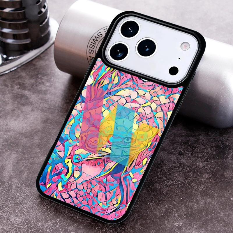 animal Chameleon Phone Case For iPhone 17 16 15 14 13 12 11 Pro Max Plus 17Air Soft Silicone Cover