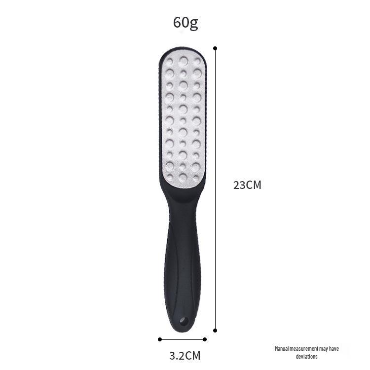 430 Stainless Steel Double-Sided Foot File Callus Remover with Pumice Stone for Smooth Feet