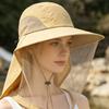 Fiskehat Insektsikker Biesikker Åndbar Mesh Udendørs Myggesikker Hat Sjal Design Bred Skygge Sommer Solhat
