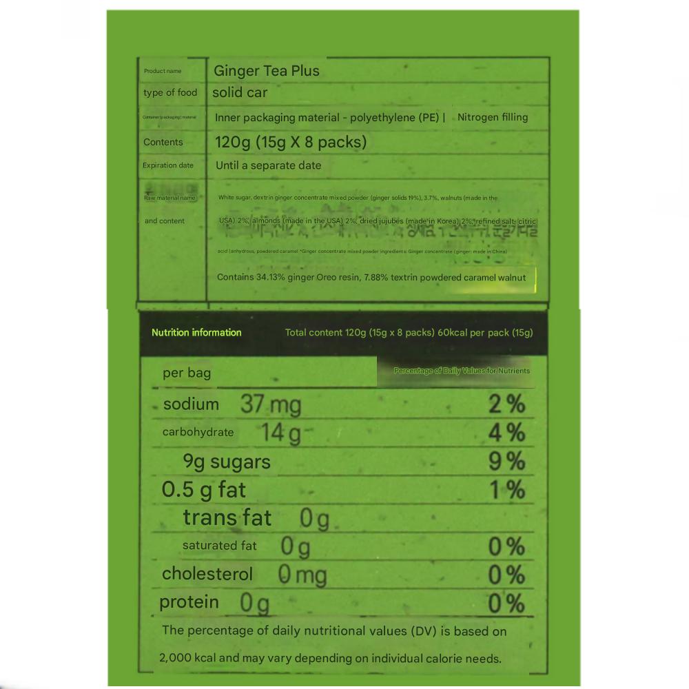 Damteo Zázvorový čaj 120g (15g * 8 tyčinek)