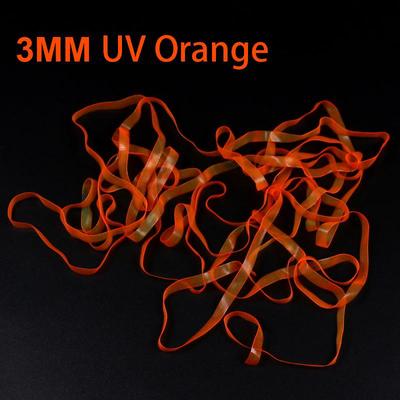 2M/Beutel 3mm Scud Back Stretch Shrimp Nymph Backing Tape Rot Orange Gelb Grün Fluoreszierend