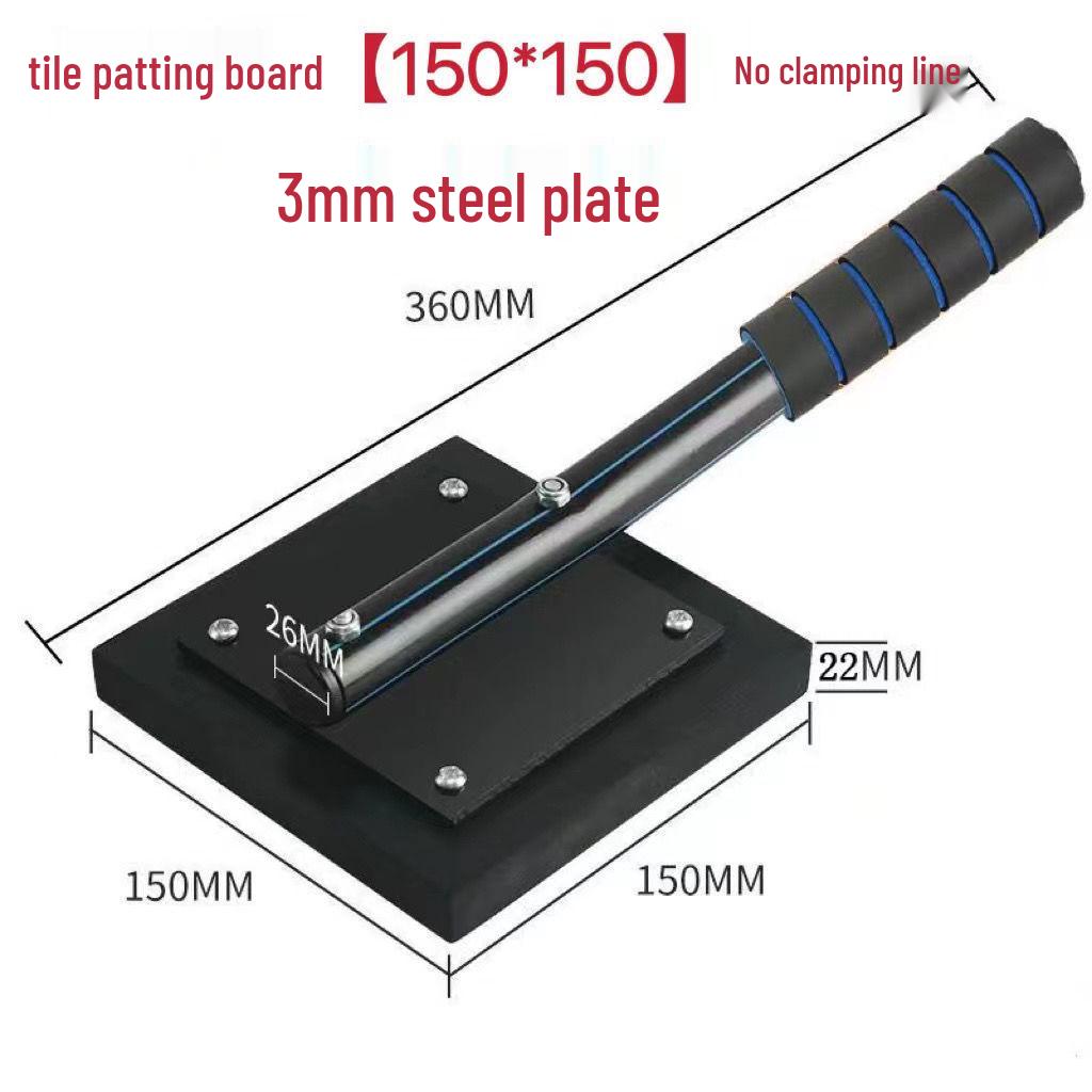 Tiler's Paddle Hammer: Rubber Mallet for Floor Tile Installation