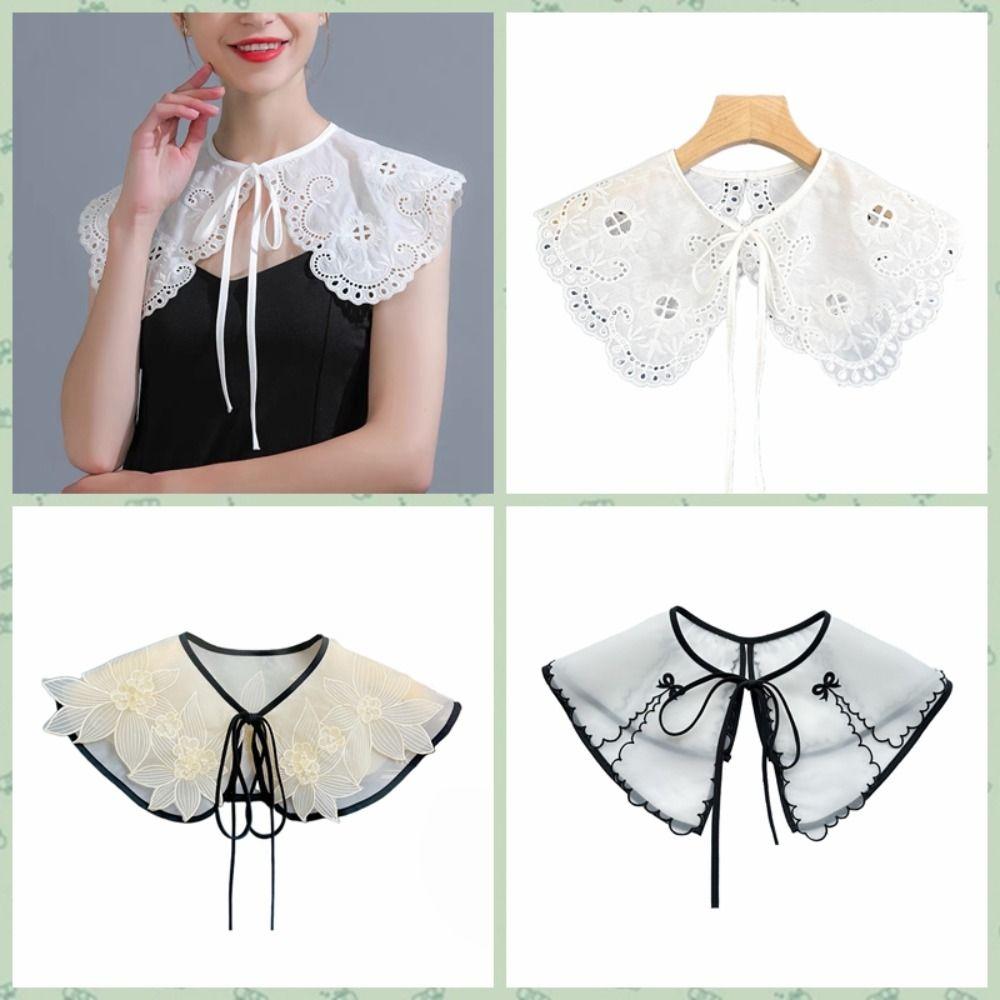 

Doll Collar Lace Fake Collar Chiffon Lace Doll Collar Fake Doll Collar Clothes Decoration