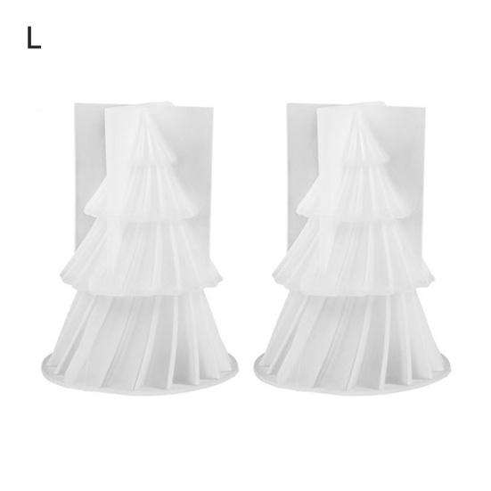 Christmas Tree Silicone Mold Flexible Non-Stick Mold Holiday-themed Resin Mold for Candles Chocolate Jelly Soap Making