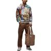Jordan Felpa Brooklyn Stampa Lettere Outdoor Casual Sportiva Felpa con Cappuccio Uomo Felpe Sail FV7298-133