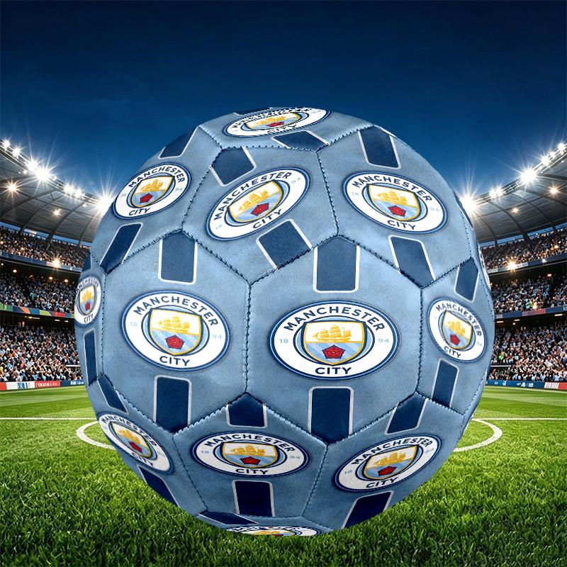Manchester Football FC Druck Größe 5 Fußball, PU Abriebfester Fußball für Spieltraining und tägliches Üben, Geburtstagsgeschenk für Fußballfans