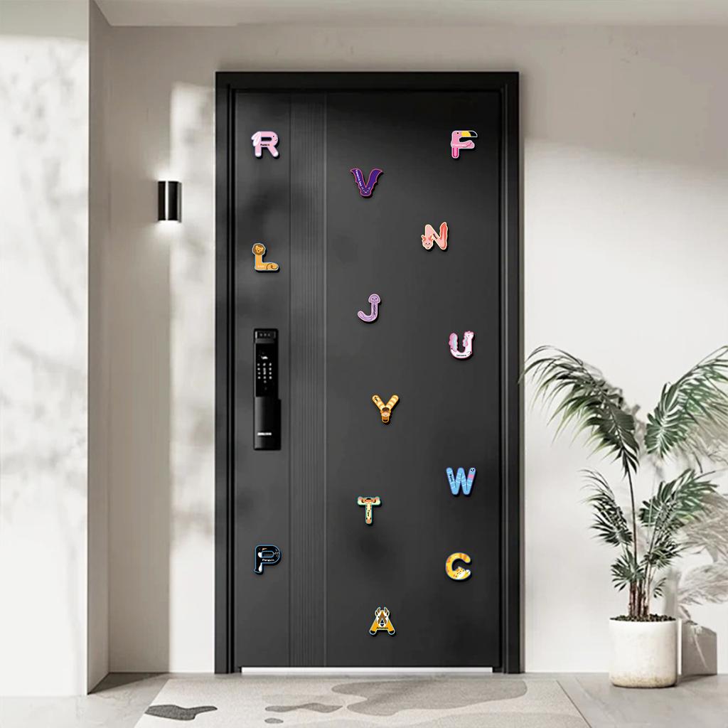 52 Original Letters Cartoon Cute Animals Children's Early Education Educational Toys Soft Magnetic Stickers