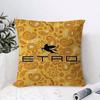 Design EEtro Cushion Cover Eco Linen Pillow Case  DoubleSided Print Breathable  Durable Hidden Zipper Home Decor Gift