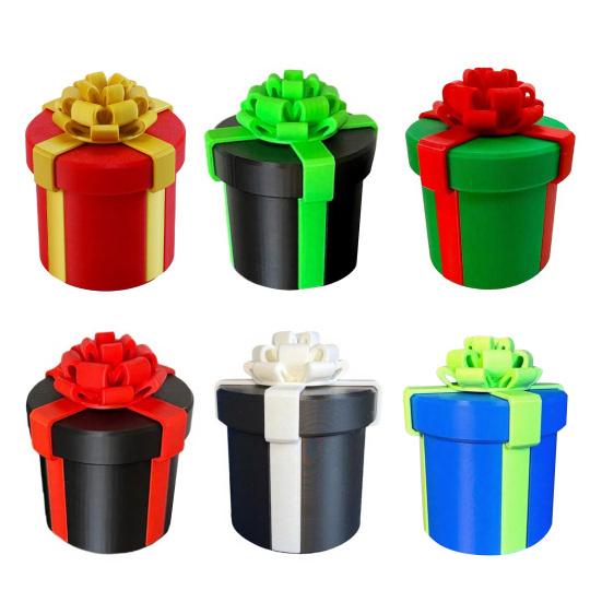 Annoying Nested Screw Gift Box Customizable Difficulty 3 To 10 Tiers Durable Reusable Prank Christmas Gift Packaging Container