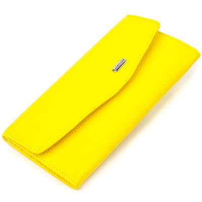 Helle Damenhandtasche aus echtem Leder Flotar CANPELLINI 21697 Gelb