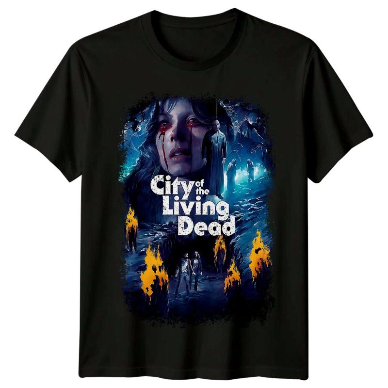 City of the Living Dead () Movie Poster Inspired TShirt Retro Tee Unisex S