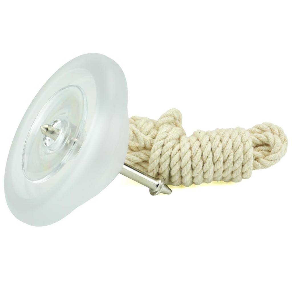 Spin Gear zertifizierter Muku Top, Kreisel zum Werfen mit 1 Schnur (Klares PC)