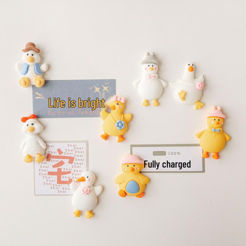 3D Mini Duck Fridge Magnet - Cute, Strong, and Stylish Decoration