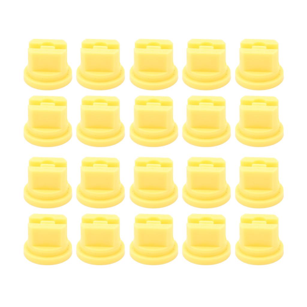 20 Pcs Flat Fan Spray Tip Uniform Spray Distribution 110 Degree Agricultural Sprayer Atomizing Nozzle