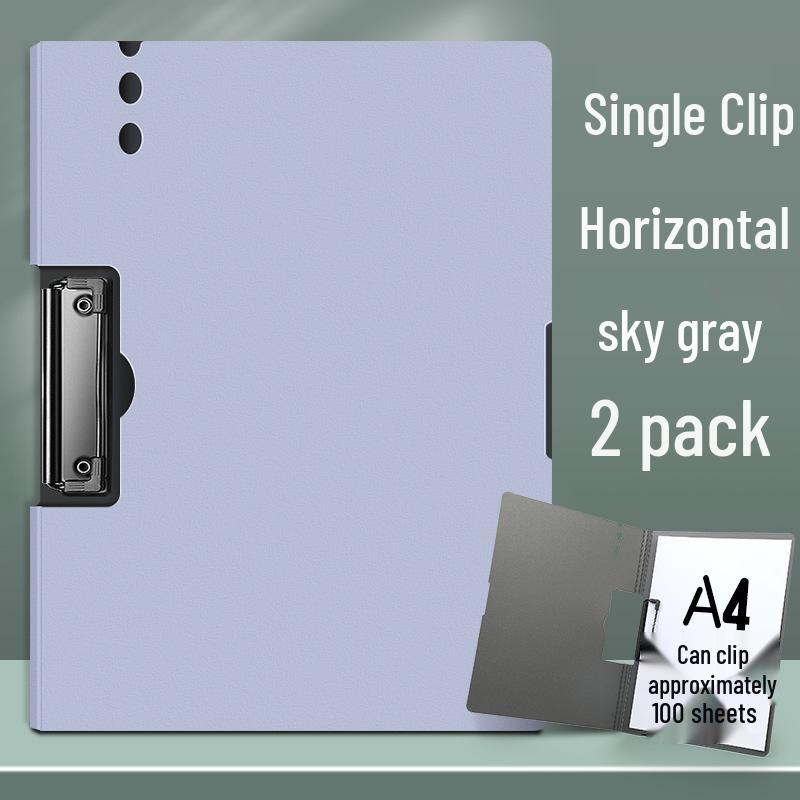 A4 Double Clip Folder for Documents and Resume Storage