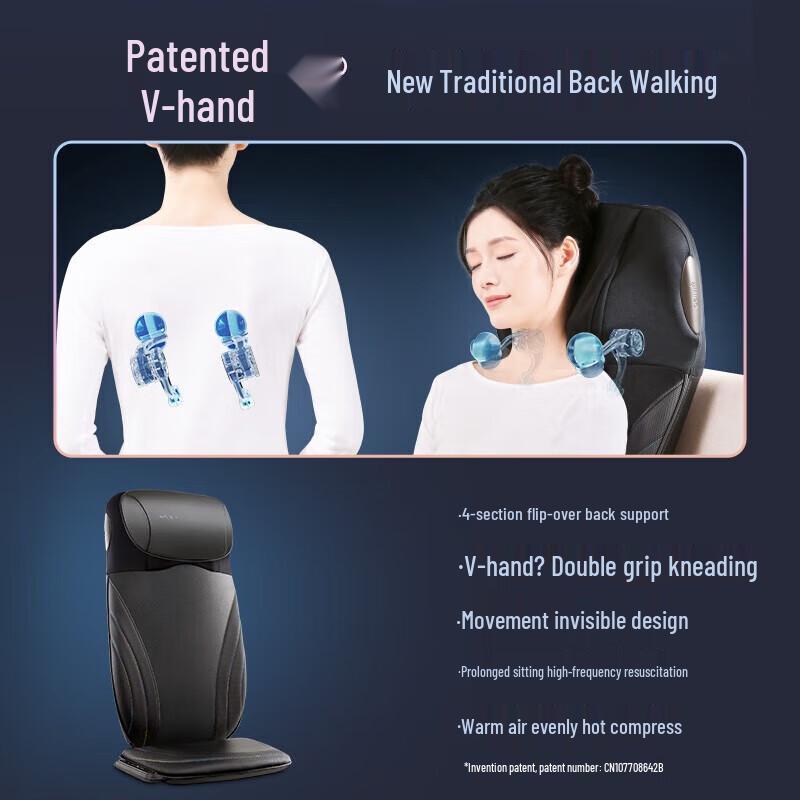 OSIM Smart Back and Neck Massage Cushion CN Plug (adapter Included)