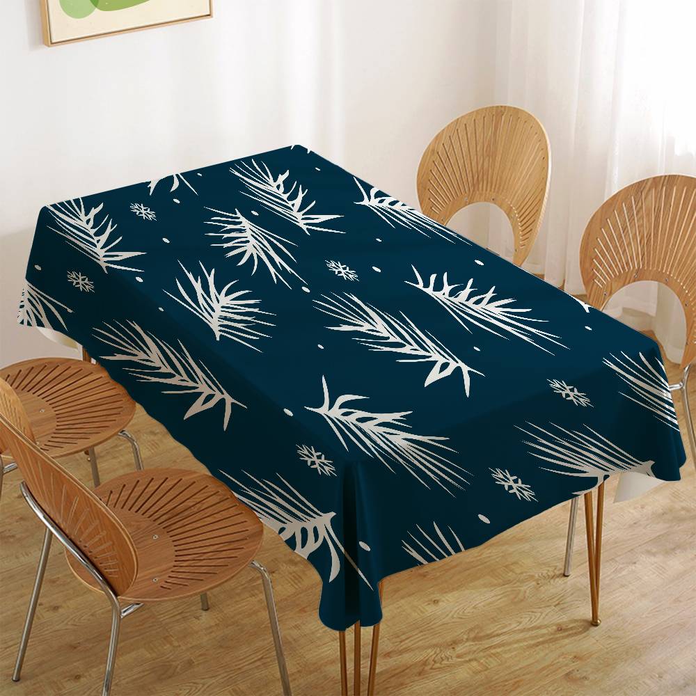 

Лист растений (зеленый) Домашняя скатерть - Водонепроницаемая, Пятноустойчивая, Прямоугольная Для Обеденного Декора и Аксессуаров 90x140 cm