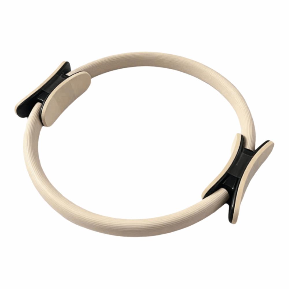 Fiberglass Pilates Ring Non-Slip Grip Resistance Circle Shaping Yoga Ring  Exercise Equipment