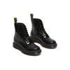 Dr. Martens 1460 Pascal Zebra Print Embossed Short Boots Women Boots Black 26716001