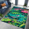 Japanese Anime Pokémon Bulbasaur Carpet for Living Room Bedroom Kid's Room Home Decor Area Rug Non-slip Mat Sofa Cloakroom Mat