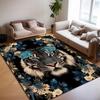 African Tiger Rug  Floral Vintage Carpet Fox Rugs Housewarming  Luxury Gift Doormat for Bedroom Aesthetics Christmas Home Decor