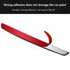 4 unidades de faixa anti-colisão forte aderência fina porta borda guarnição guarda substituição preta