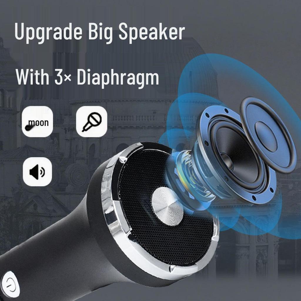 Wireless Noise Reduction Microphone for Home Karaoke and Live Streaming