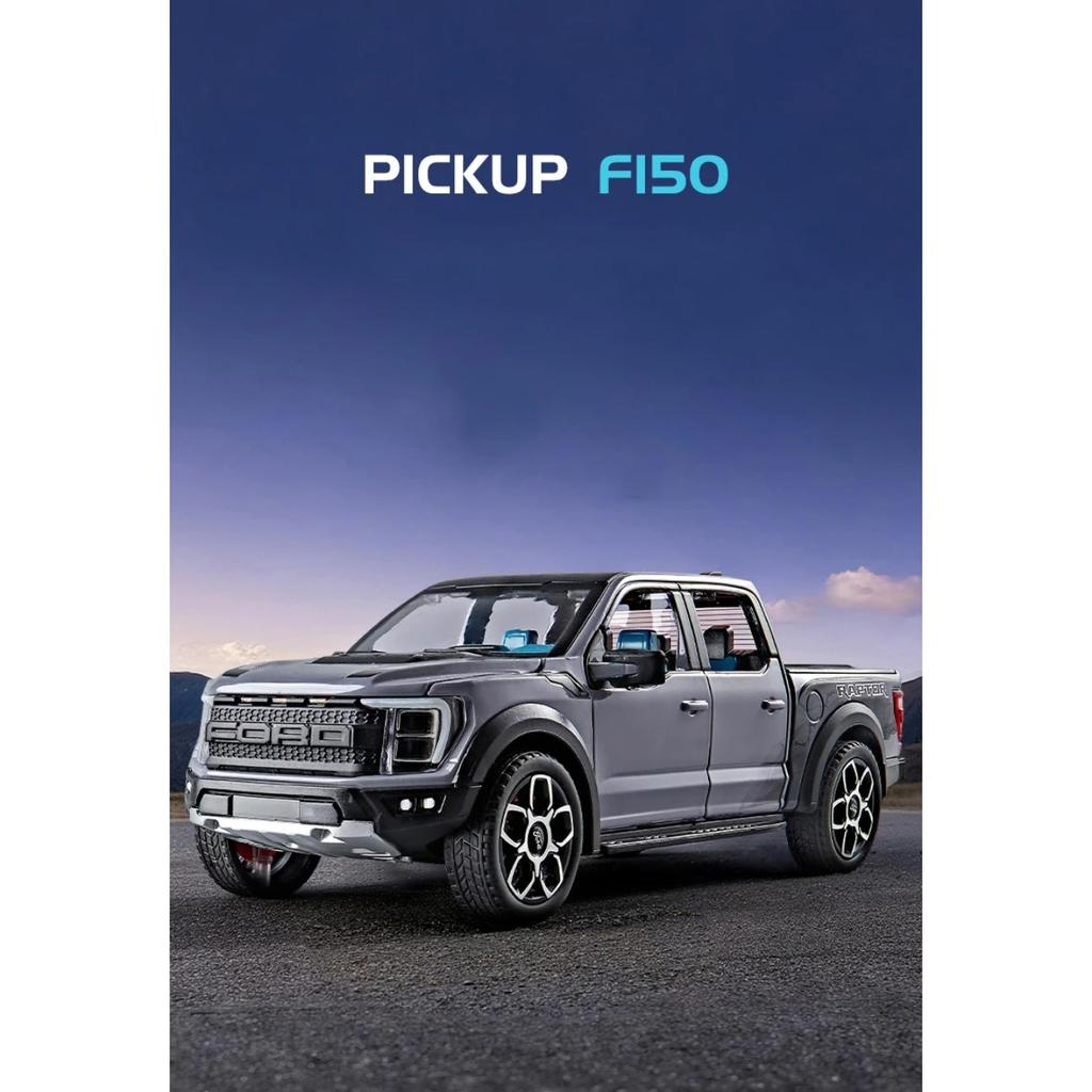 1/20 Ford F150 Raptor Picku Truck Alloy Model Car Toy Diecasts Metal Casting Sound and Light Car Toys for Children Vehicle