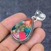 Natural Watermelon Tourmaline 925 Sterling Silver Jewelry Pendant 2.05" ET-4786