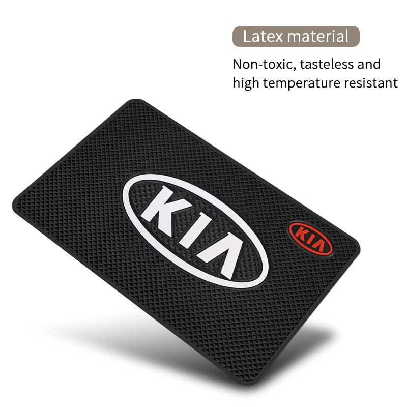 Car Dashboard Non-slip Mat Phone Key Storage Pad Car Accessories For KIA K5 K9 Sorento Ceed Sportage Carnival Stinger Forte Niro