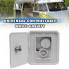 3X RV Gravity Water Filler Square Hatch Water Box With Key Screw RV Trailer Caravan Accessories
