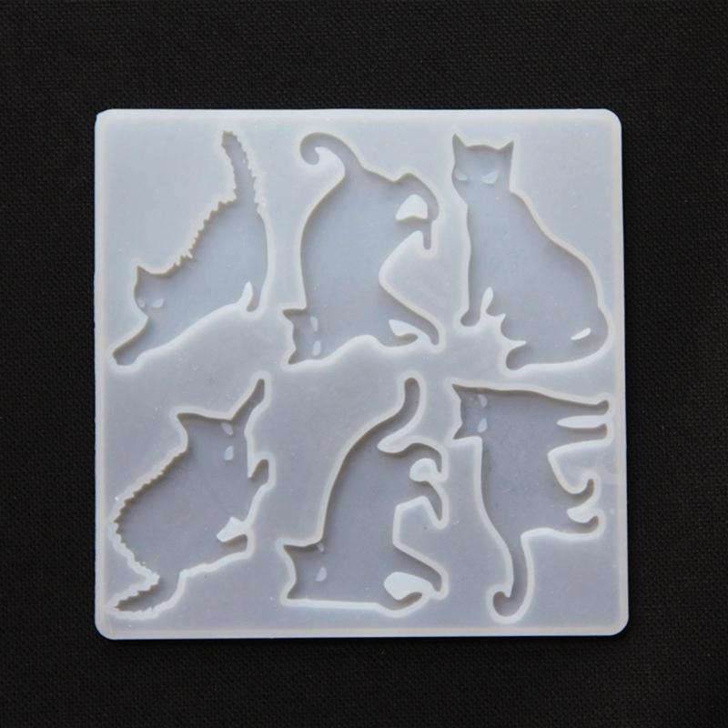 Crystal t Silicone Mold Personalized t Pendants Resin Mold for Jewelry Making Animal Shape Epoxy Mould Women