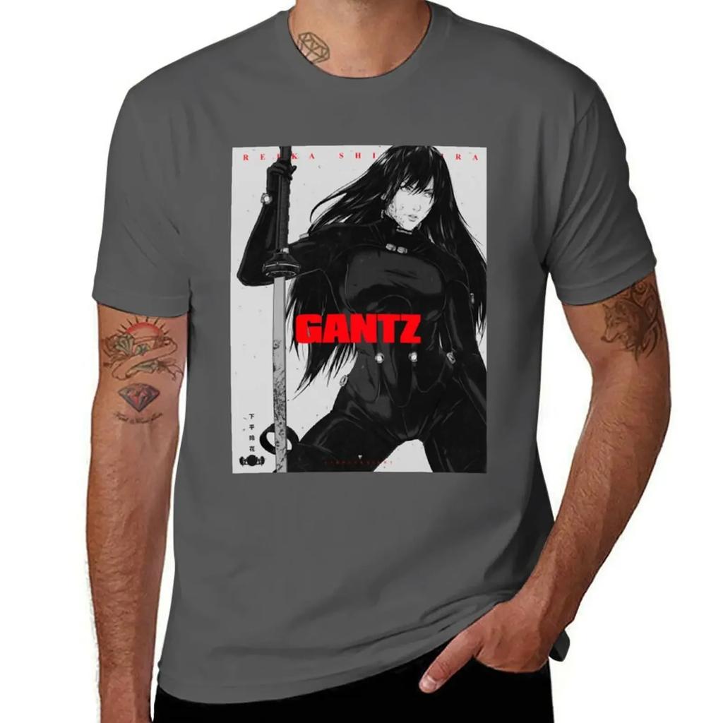 Sweat Unisexs Big and Tall T Shirts Reika Gantz TShirt Oversized Customs Graphic Harajuku Oversized Clothing Summer Funny Style