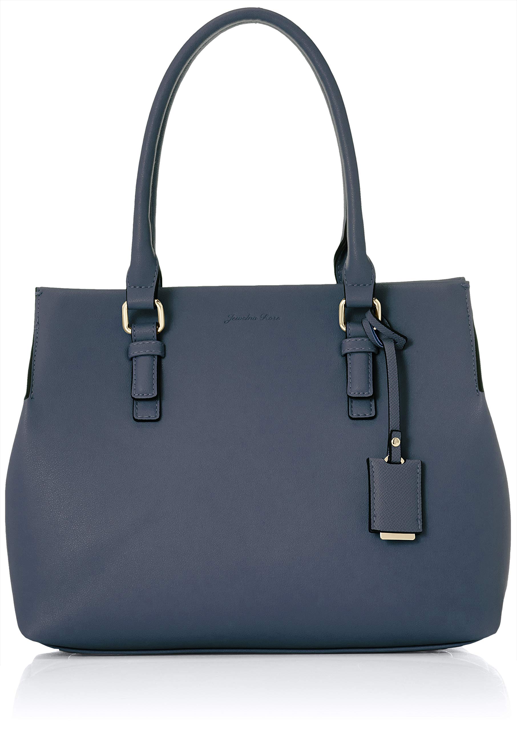 

Handbag OL Bag Middle Size Commuting Bag Navy [Jewel Narrows] Women s Темно-синій