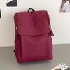 Schoolbag trendy leather backpack men's large capacity British PU computer bag college student backpack Korean version casual schoolbag women