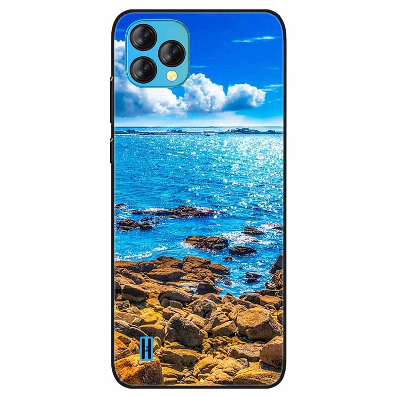 

Для чохла Oscal C60 Мультяшний м який ТПУ Чорна силіконова задня кришка для телефонів Blackview Oscal C60 Милий корпус Funda C 60 OscalC60 Oscal C60
