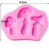 3D Fairy Flower House Muchroom Snail Cake Silicone Mold Fondant Chocolate Candy Sugar Gumpaste Decorating Bake Tools C173