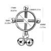Fake Piercing Round Adjustable Bell Nipple Ring Body Piercing Jewelry Non-Piercing Nipple Nail