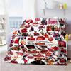Manchester Personalized Name Blanket Cozy Personalized Blanket Soft & Cozy for Bedding Bed Office Chair Chair for All Occasions