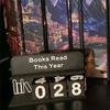 Bookish Decor 3D Book Read Counter 3D Printed Reading Log New Bookshelf Counter  Christmas Calendar