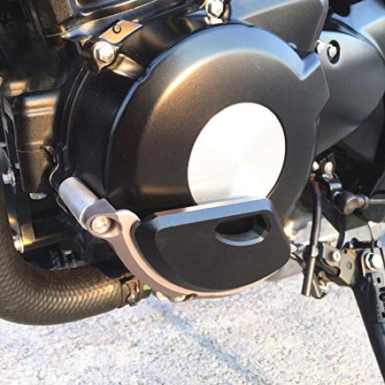 LEDISHUN Engine Engine Engine Guard for Kawasaki and Z900RScafe Model Titanium Cover, Slider, Z900, Z900RS, (All Years) (Z900RS, Color)