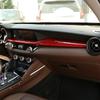Carbon Fiber Style For Alfa Romeo Stelvio 2017-2020 Car Control Console Co-pilot Instrument Decorative Panel Interior Accessory