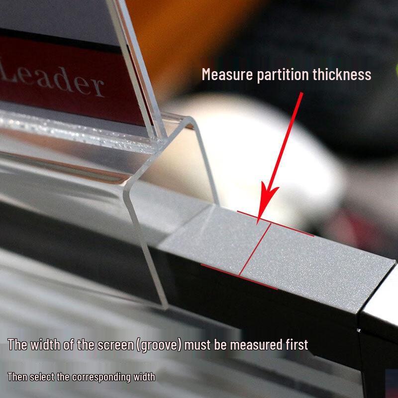 XYBP Acrylic Workstation Nameplate Desk Sign