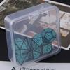7Pcs/set Polyhedral Acrylic Dices Multiple Face Various Shape Digital Game Dices for Club Party Family Board Game Props
