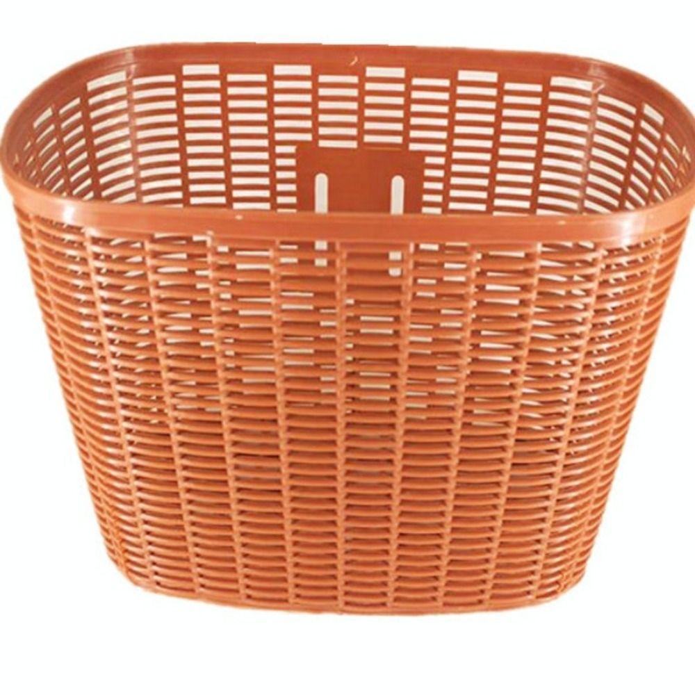 Hollow Children Bike Basket Plastic Scooter Handlebar Basket  Rear Cycling Accessories