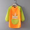 Children's Waterproof Art Smock with Logo - Reversible Apron for Painting and Eating  
