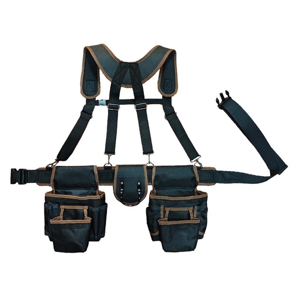 Large Capacity Woodworking Tool Belt Adjustable Design Multi Functional Tool Belt  Carpenter Work